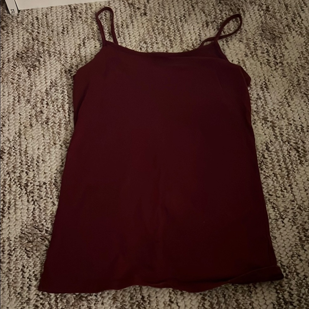 No Boundaries Red Sleeveless Fitted Camisole
